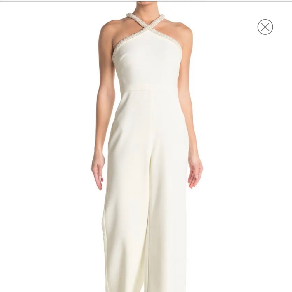 Likely Ashland Embellished Jumpsuit - White - 0